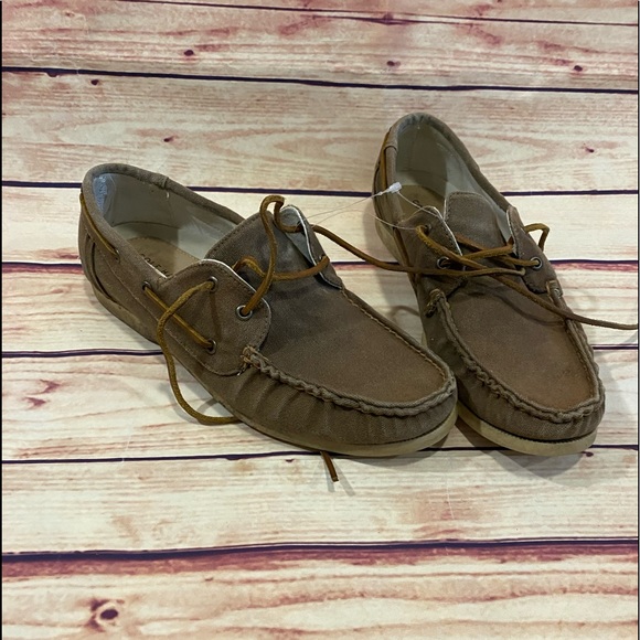 Cole Haan Mens Canvas Slip-on Boat Shoes, Size 10M - Picture 1 of 5